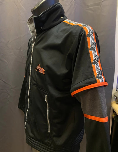 Felpa smanicabile con zip vintage Asics (m uomo) thumbnail