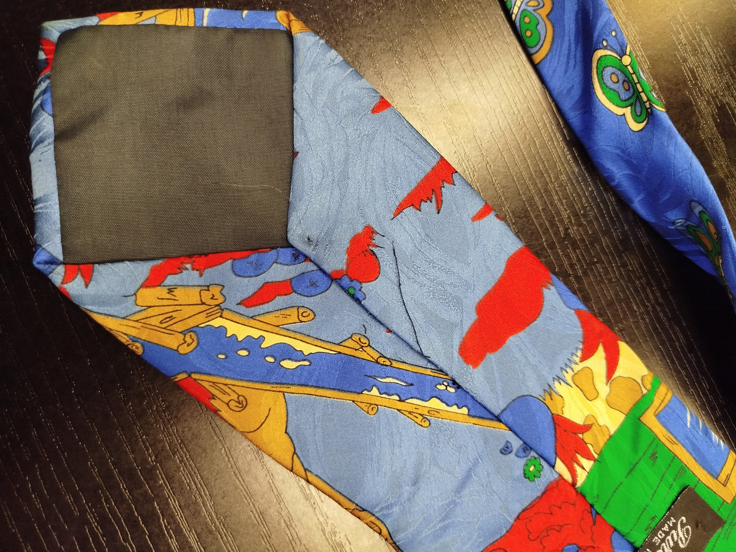 Cravatta vintage pura seta