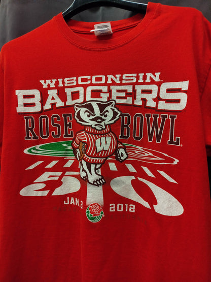 T-shirt Wisconsin Badgers Rose Bowl 2012 (s)